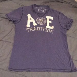Purple American Eagle T-Shirt.